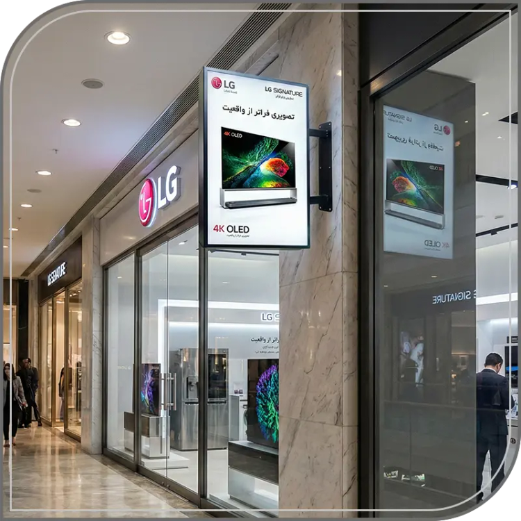 لایت باکس WR 80x50